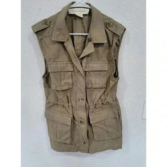 Treasure & Bond Army Vest size‎ large #8 - Picture 1 of 3